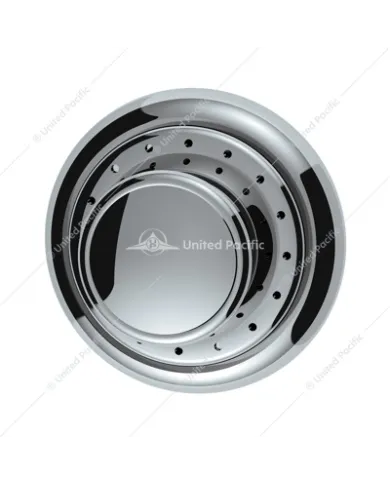 UP41772-Chrome Peterbilt Dash Data Display Module Control Knob Set