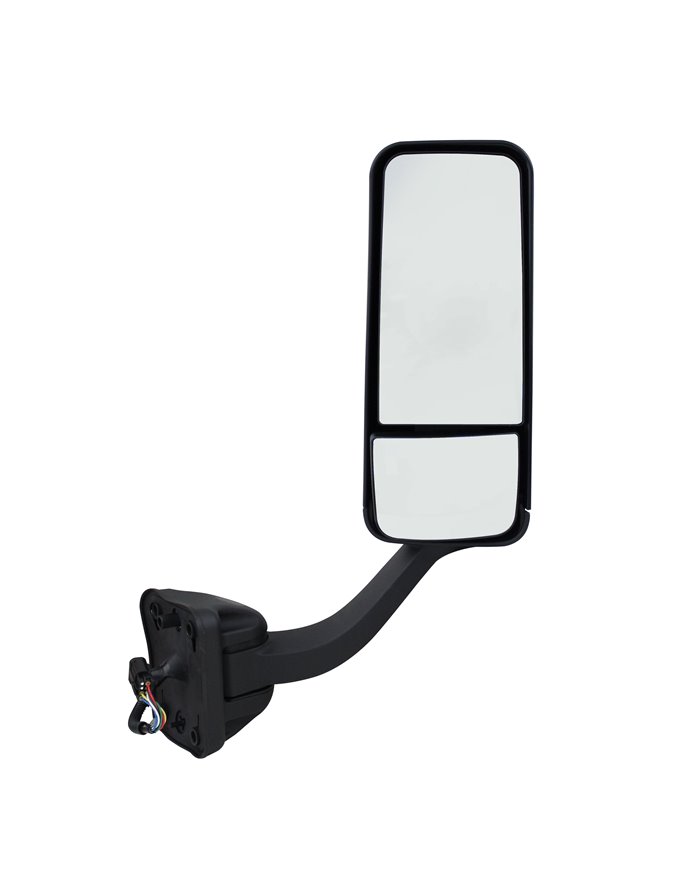 UP42393 - Black Mirror Assembly With Heated Mirror For 2008-2017 ...