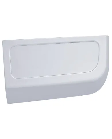 UP41904-Chrome Plastic Dash Storage Compartment Flip Cover W/Indent For 1998-2002 Freightliner Century
