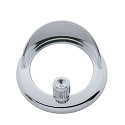 UP41923-Clock Bezel With Visor For Freightliner - Indented