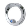 UP41925-Clock Bezel With Visor For Freightliner Century/Coronado/Columbia - Blue Crystal