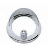 UP41926-Clock Bezel With Visor For Freightliner Century/Coronado/Columbia - Clear Crystal