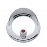 UP41929-Clock Bezel With Visor For Freightliner Century/Coronado/Columbia - Red Crystal