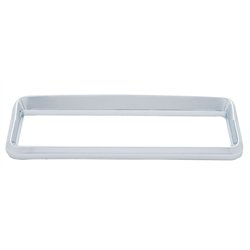 UP20589-Chrome "Studio Sleeper" Bezel With Visor For Kenworth