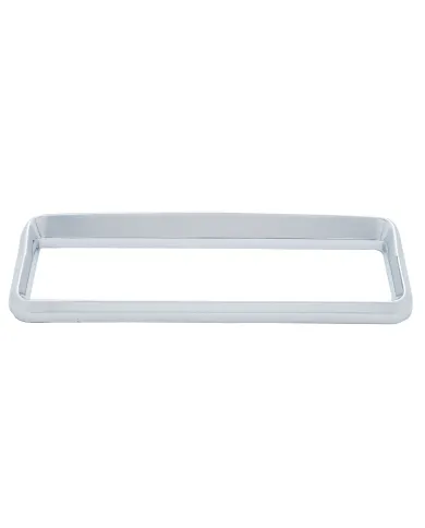 UP20589-Chrome "Studio Sleeper" Bezel With Visor For Kenworth