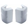 UP42009-Chrome Plastic Bottom Mirror Post Covers For 2000-2010 International  9200I/9400I/9900I (Pair)