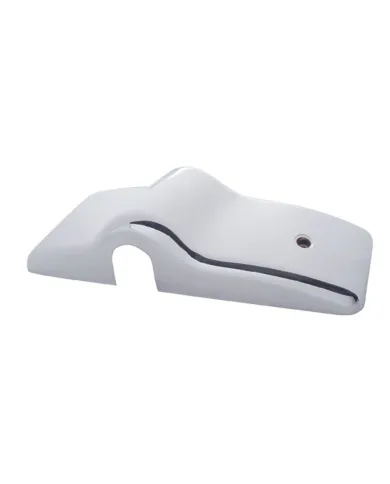 UP42028-Chrome Plastic Bottom Mirror Post Cover For 1996-2010 Freightliner Century - Driver