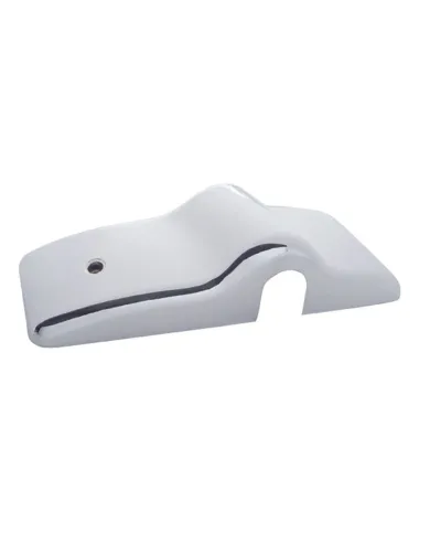 UP42029-Chrome Plastic Bottom Mirror Post Cover For 1996-2010 Freightliner Century - Passenger