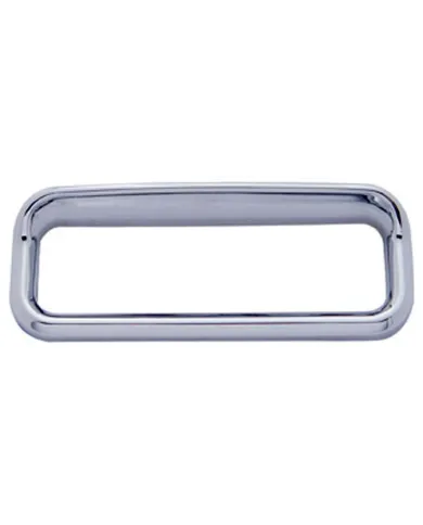 UP20596-Chrome Bezel For 3" X 13/16" Freightliner Glove Box Emblem