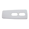 UP42095-Chrome Window Switch Cover For 2008-2017 Freightliner Cascadia - Passenger - 2 Openings