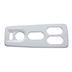 UP42097-Chrome Window Switch Cover For 2008-2017 Freightliner Cascadia - Driver-5 Openings
