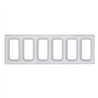 UP42219-Chrome Plastic Dash Switch Panel Cover For International - 6 Openings
