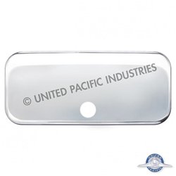 UP42343-Chrome Plastic Upper Center Storage Door Cover For 2007-2018 Freightliner Cascadia