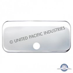 UP42344-Chrome Plastic Upper Side Storage Door Cover For 2007-2018 Freightliner Cascadia