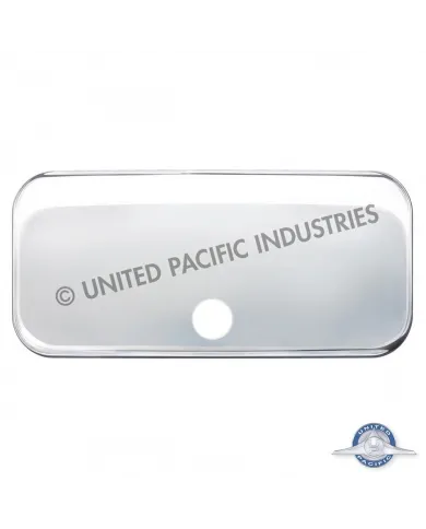 UP42344-Chrome Plastic Upper Side Storage Door Cover For 2007-2018 Freightliner Cascadia