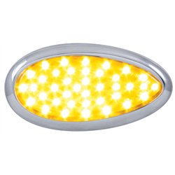 UP42351-39 Amber LED Freightliner Cascadia Teardrop Signal Light - Amber Lens