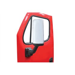 UP42394-Chrome Mirror Assembly With Heated Mirror For 2008-2017 Freightliner Cascadia - Driver