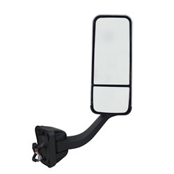 UP42395-Chrome Mirror Assembly With Heated Mirror For 2008-2017 Freightliner Cascadia - Passenger