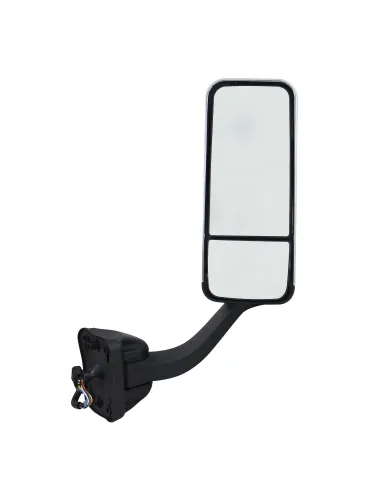 UP42395-Chrome Mirror Assembly With Heated Mirror For 2008-2017 Freightliner Cascadia - Passenger