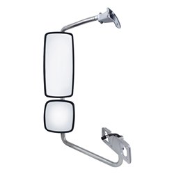 UP42402-Chrome Mirror Assembly For 2001-2020 Freightliner Columbia - Driver-Heated