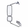 UP42402-Chrome Mirror Assembly For 2001-2020 Freightliner Columbia - Driver-Heated