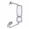 UP42403-Chrome Mirror Assembly For 2001-2020 Freightliner Columbia - Passenger - Heated