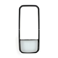 UP42782-Kenworth T600/T660/T800 Series Mirror Frame With Lower Convex Mirror - Heated