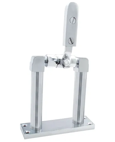 UP46106-4" Chrome Air Horn Valve Lever With Stand Set