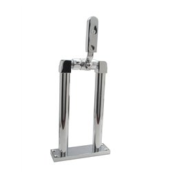 UP46111-9" Chrome Air Horn Valve Lever With Stand Set