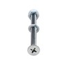 UP46113-Chrome Floor Stand Mounting Hardware Only (4-Pack)