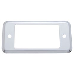 UP48027-Plain Stainless "A" Panel Pocket Cover for Peterbilt