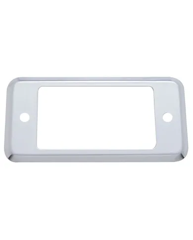 UP48027-Plain Stainless "A" Panel Pocket Cover for Peterbilt
