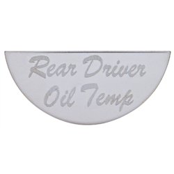 UP48048-Gauge Plate For Peterbilt - Rear Driver Oil Temp