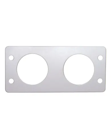 UP48360-Kenworth Stainless Air Valve Dash Trim