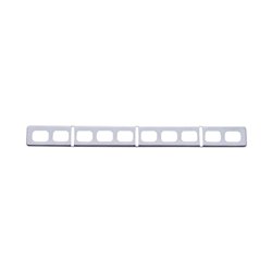 UP48510-Freightliner Stainless Button Panel Trim Cover