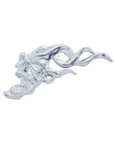 UP50102-Flaming Skull Accent - Face Left