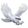 UP50110-Chrome Plastic 3D Eagle Accent - Face Right