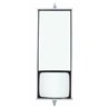 UP60008-6" X 16" 430 Stainless Steel West Coast Mirror With Convex Lower Mirror - Non Heated