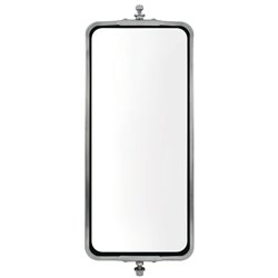 UP60028-7" X 16" 430 Stainless Steel West Coast Style Mirror - Non Heated