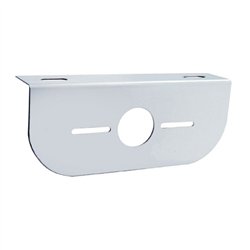 UP20621-Stainless Light Bracket With Single Universal Light Cutout