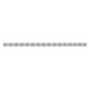 UP62737-79-1/2" Stainless Bumper Light Bracket With 16X 9 LED 2" Lights & Visors - Amber LED/Clear Lens