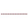 UP62738-79-1/2" Stainless Bumper Light Bracket With 16X 9 LED 2" Lights & Visors - Red LED/Red Lens