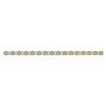 UP62744-79-1/2" SS Bumper Light Bracket With 16X 7 LED 2" Reflector Lights & Visors -Amber LED & Lens