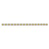 UP62748-79-1/2" SS Bumper Light Bracket With 16X 9 LED 2" Beehive Lights & Visors -Amber LED & Lens