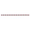 UP62750-79-1/2" SS Bumper Light Bracket With 16X 9 LED 2" Beehive Lights & Visors -Red LED & Lens