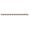 UP62940-79-1/2" SS Bumper Light Bracket With 16X 9 LED 2" Reflector Light -Amber LED & Lens