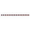 UP62942-79-1/2" SS Bumper Light Bracket With 16X 9 LED 2" Reflector Light -Red LED & Lens