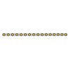 UP62944-79-1/2" SS Bumper Light Bracket With 16X 7 LED 2" Reflector Light -Amber LED & Lens
