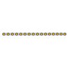 UP62948-79-1/2" SS Bumper Light Bracket With 16X 9 LED 2" Beehive Light -Amber LED & Lens
