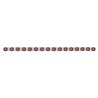 UP62950-79-1/2" SS Bumper Light Bracket With 16X 9 LED 2" Beehive Light -Red LED & Lens